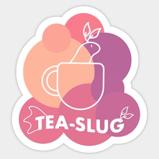 Sea Slug Tea Slug / for tea lovers warm colors Sticker